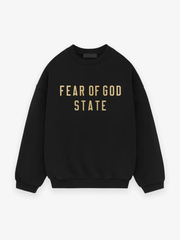 Essentials Fear Of God Black Fleece Crewneck