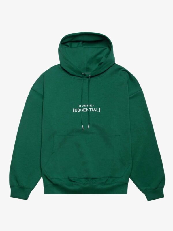 Lightweight Essentials Green Hoodie 